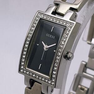 Guess Women's Quartz Watch G75468L - Silver Dial, Crystal Accents